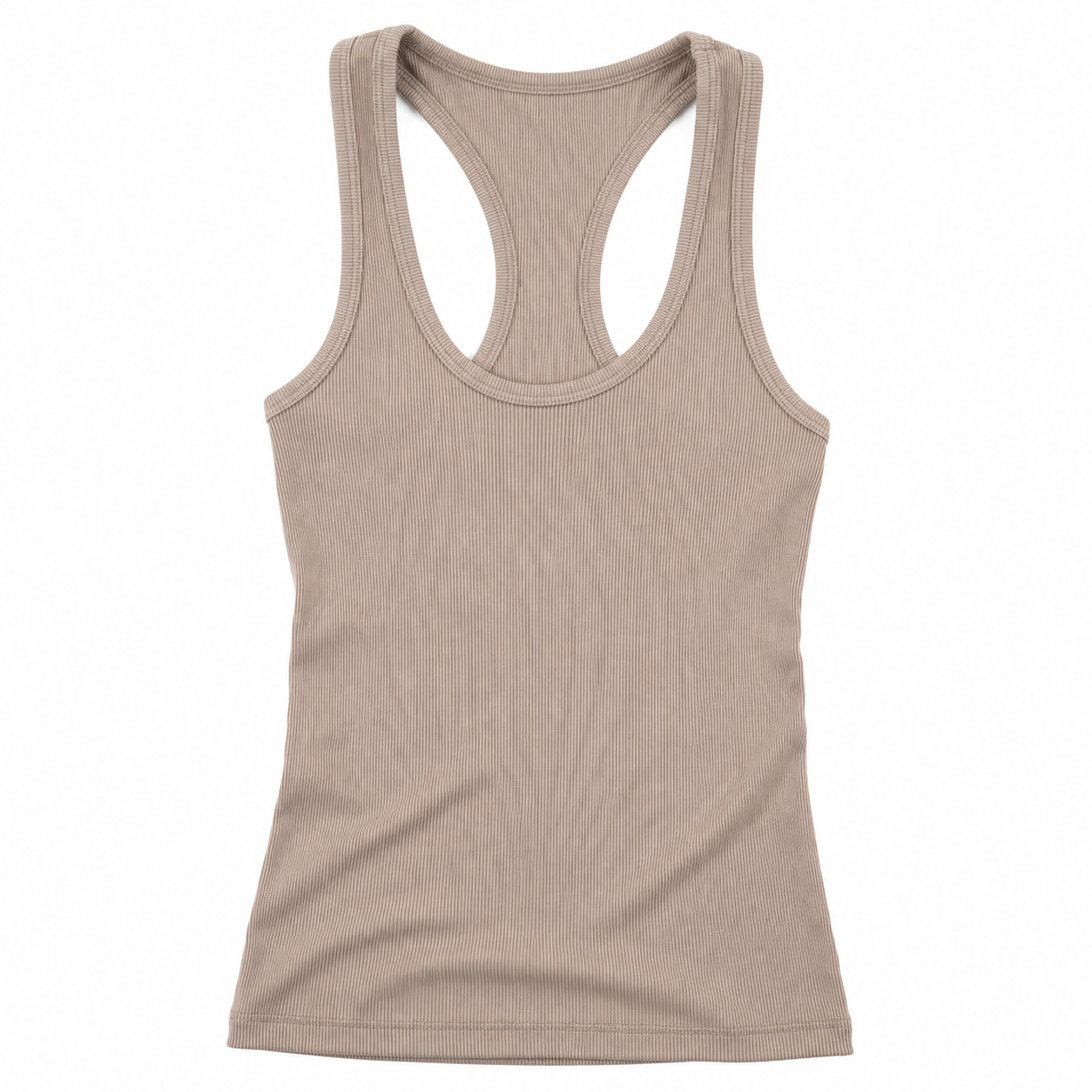 Ribbed Racerback Tank Top