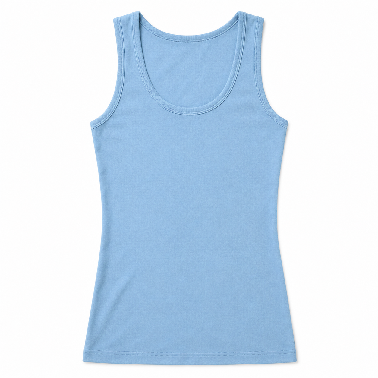 Scoop Neck Longline Tank Top