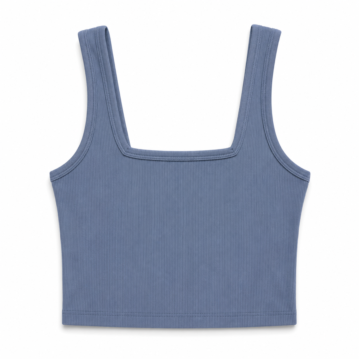 Square Neck Cropped Tank Top
