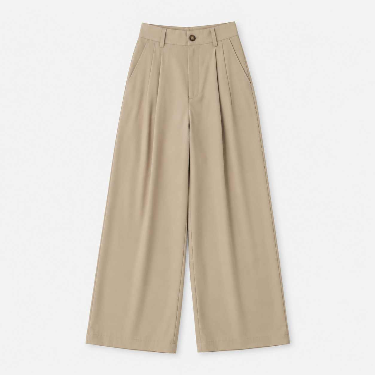 Women High Waist Wide Leg Trousers